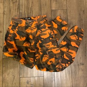 Orange camo pants